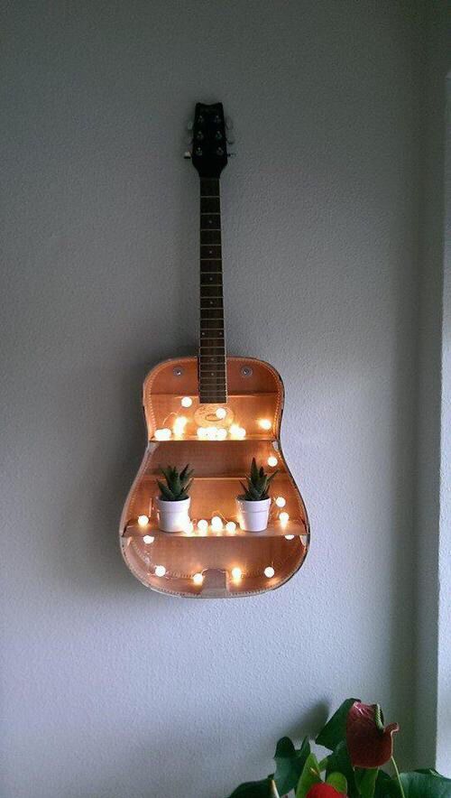 DIY decor guitar