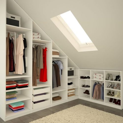 scandinavian closet