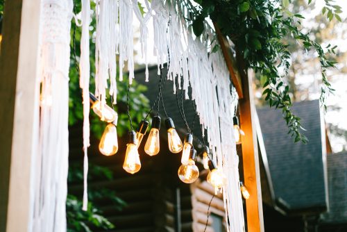 Knit curtains placement