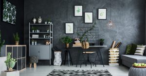 The living room can have separate areas