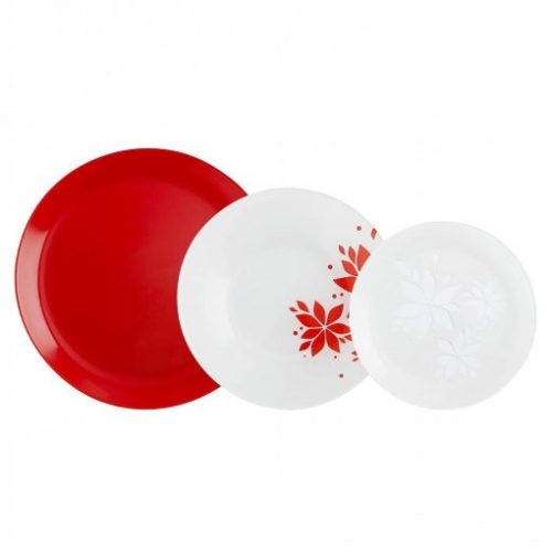 Luminarc dishes red