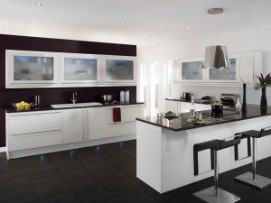 Open plan kitchens can be so stylish and elegant.