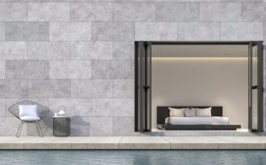 If you aren't a fan of micro-cement, why not try an alternative like faux-ceramic tiles.