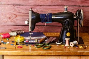 Decorating with Antique Sewing Machines