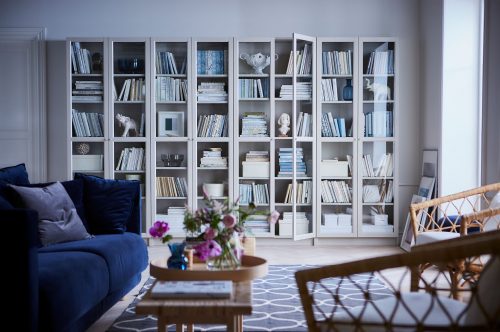 Billy shelving units from IKEA can be adjustable
