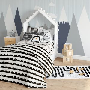 Children's comforters reflect their personality, likes and dislikes.