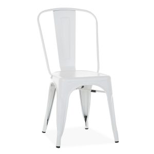 Simple and elegant, tolix chairs are a great addition to any room.