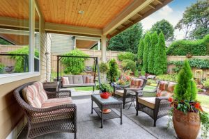 Open porches will allow you to enjoy a hot summer's day.