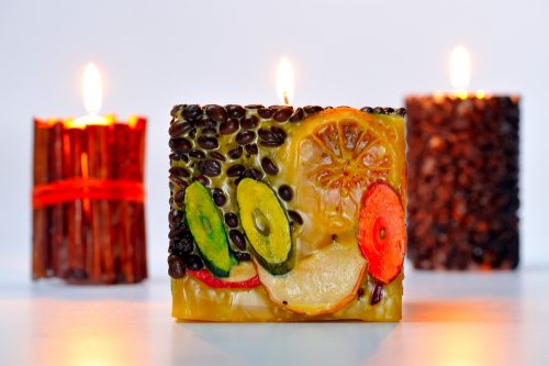 Use natural scented candles to make your home smell good