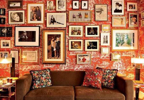 Avoid overdecorating your walls by not hanging too many pictures