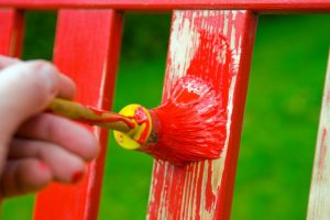 When restoring furniture, it's important to choose a well-ventilated space.