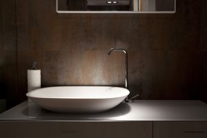 This simple, minimalist design is one of the most stylish sink cabinets on the market.