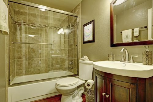 Tub door shower wall aspects