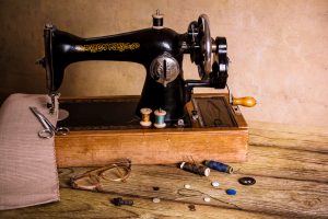 You can leave your sewing machines in their original colors or repaint them however you like.