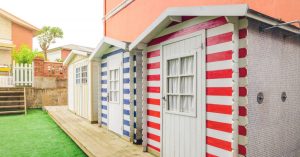 Wood Sheds for Garden Tools