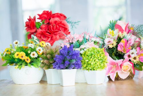 Artificial flowers choice