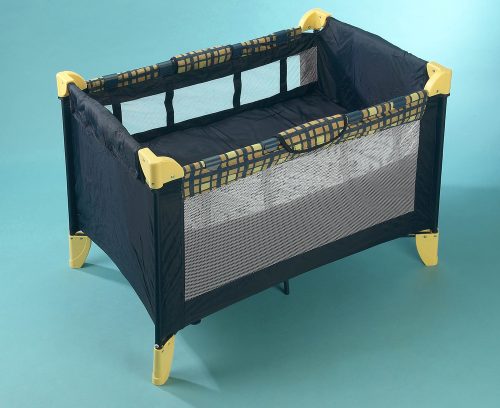 Baby crib folding