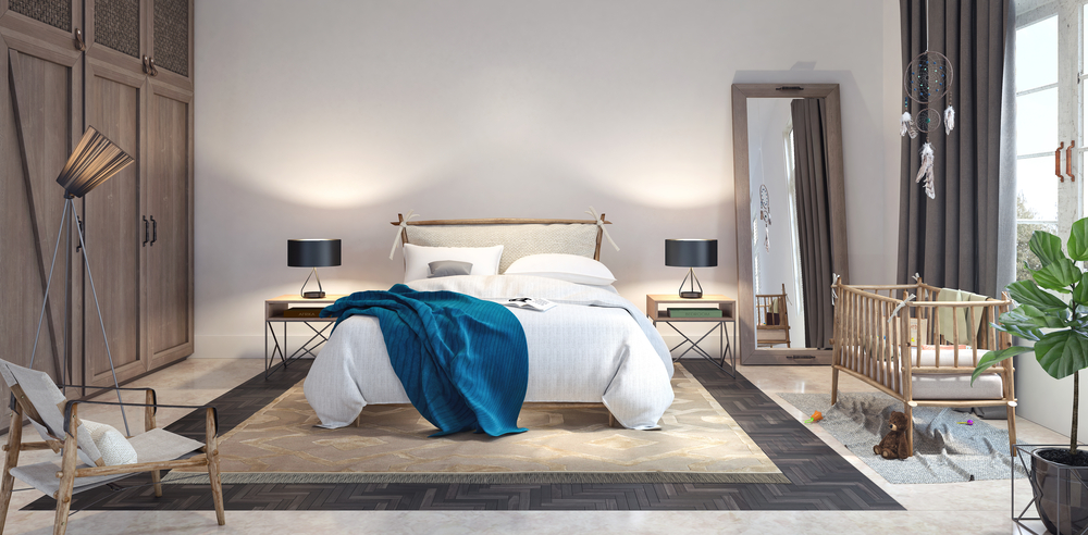 Making room for the baby in your bedroom requires creating order.