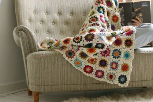 crochet living room