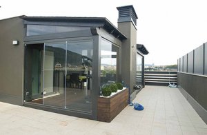 enclosed glass porch