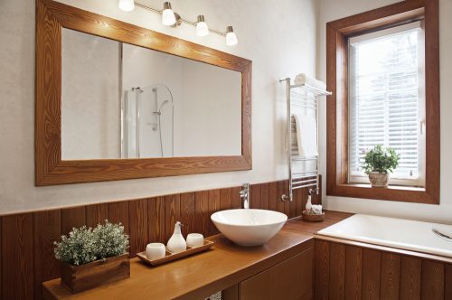 Feng shu balanced bathroom