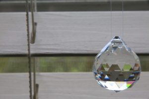 Feng Shui crystals come in many different shapes and sizes, from octagons to teardrops.