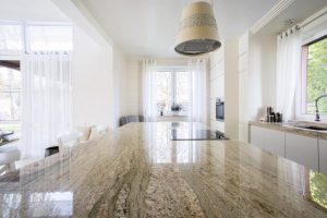 Granite countertops are strong and hard-wearing, perfect for kitchens.