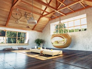 나무로 된 천장: 당신의 집을 위한 독창적인 디자인