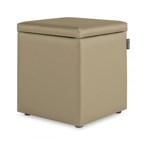 Tan square box with a lid