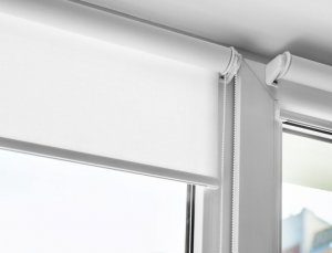 Roller blinds are great kitchen blinds, as you can roll them up to stop them getting dirty.
