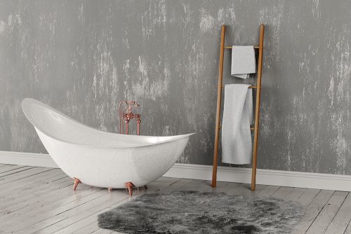 Towel hanger wooden ladder