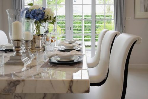 Decor Tips - Glass or Marble Tables?