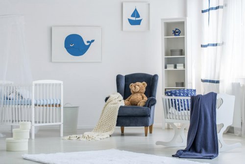 When decorating your baby's room, take advantage of natural light