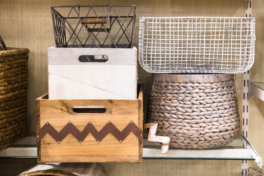 room baskets for space