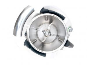 A food processor comes with lots of different attachments to help make sophisticated meals.