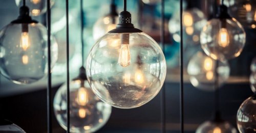 Use decorative light bulbs with illuminated filaments