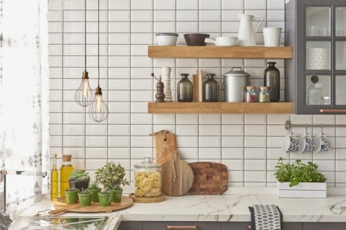 You could use subway themed tiles for decorating your kitchen