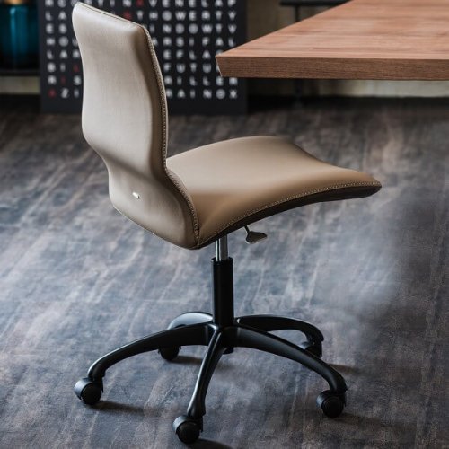 Choose an office chair not just for its design but for comfort and stability