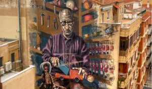 The Barrio del Oeste in Salamanca has some of the best examples of urban art in the world.