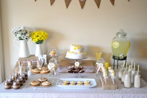 vintage baby shower