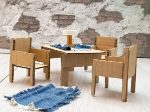 How to Reuse Old Cardboard Boxes for Decoration