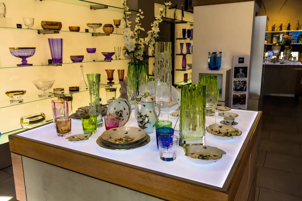 Bohemian glass decor