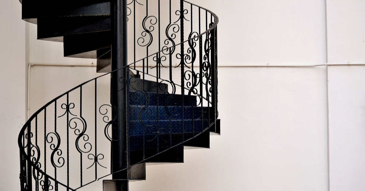 modernist style stairs