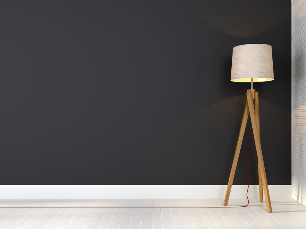 The skirting board is often forgotten.