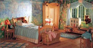 A fairy tale bedroom.
