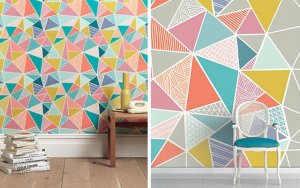 Colorful geometric patterns will brighten any home.