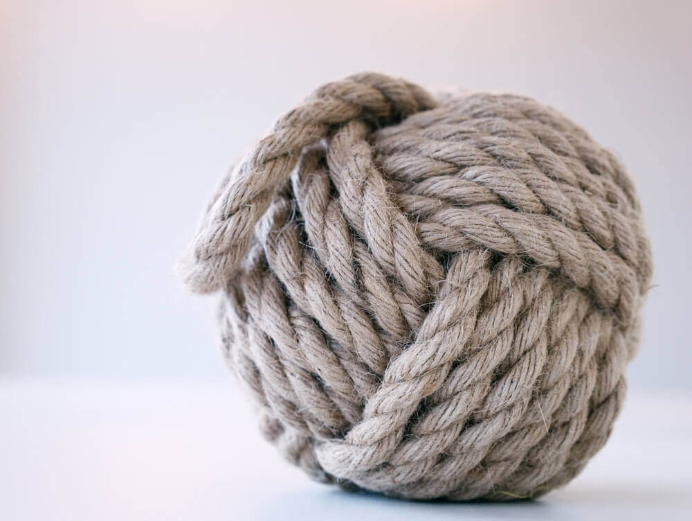 hanging rope shelf rope