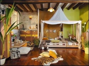Jungle themes for kids bedrooms