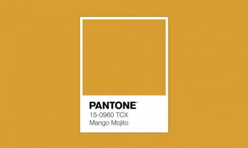 Mango Mojito is yellow.