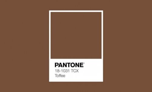 A swatch of a brown color.